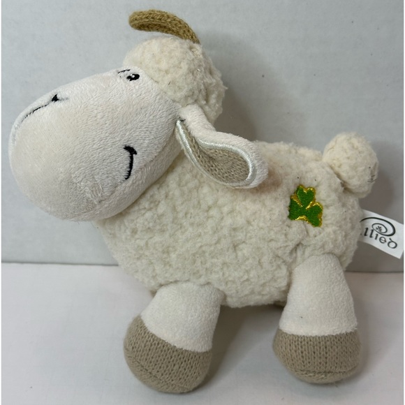 Allied Plush Irish Sheep Soft Toy Shamrock Stuffed Animal St Patrick’s Day - Picture 1 of 7